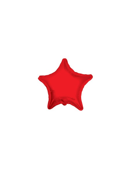 Palloncino Mylar Stella Rosso 4" - 10cm - 5pz | G3S Party