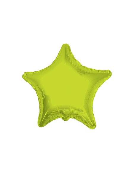 Palloncino Mylar Stella Verde Lime 18" - 46cm - 1pz | G3S Party