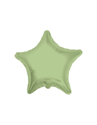Palloncino Mylar Stella Verde Oliva 18" - 46cm - 1pz | G3S Party