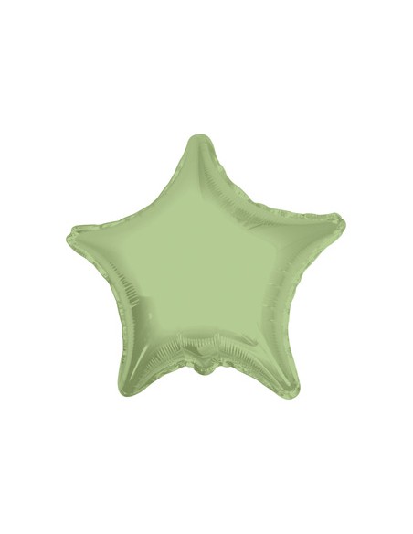 Palloncino Mylar Stella Verde Oliva 18" - 46cm - 1pz | G3S Party