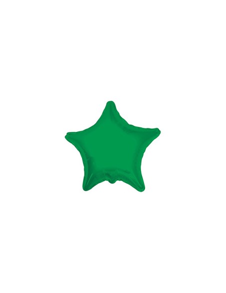 Palloncino Mylar Stella Verde Smeraldo 4" - 10cm - 5pz | G3S Party
