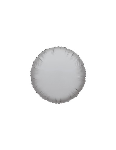 Palloncino Mylar Tondo Argento 4" - 10cm - 5pz | G3S Party