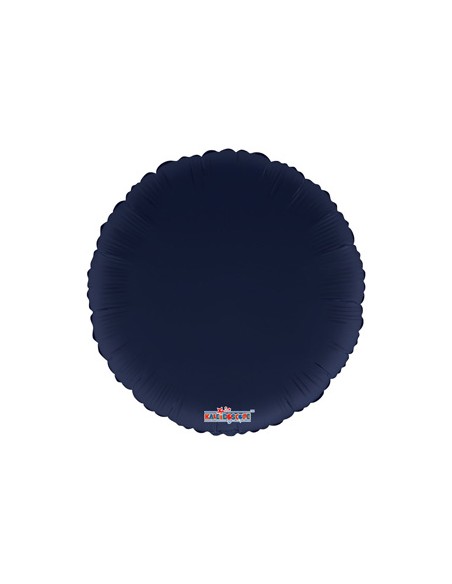 Palloncino Mylar Tondo Blu Navy 18" - 46cm - 1pz | G3S Party