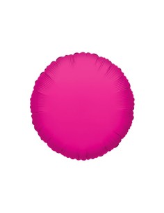 Palloncino Mylar Tondo Fuxia 4" - 10cm - 5pz | G3S Party