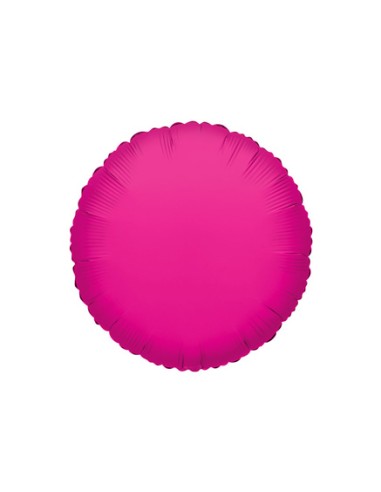 Palloncino Mylar Tondo Fuxia 9" - 23cm - 5pz | G3S Party