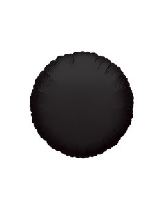 Palloncino Mylar Tondo Nero 18" - 46cm - 1pz | G3S Party
