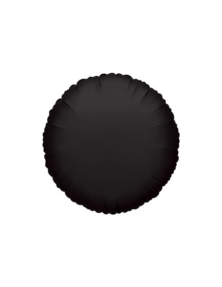 Palloncino Mylar Tondo Nero 18" - 46cm - 1pz | G3S Party