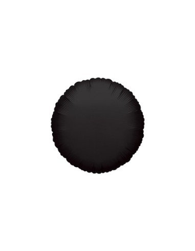 Palloncino Mylar Tondo Nero 4" - 10cm - 5pz | G3S Party