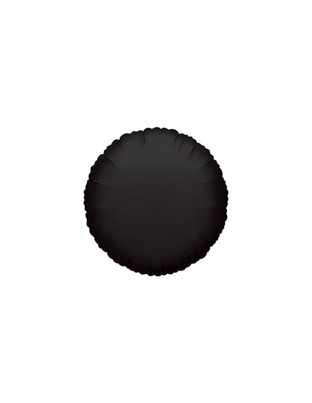 Palloncino Mylar Tondo Nero 4" - 10cm - 5pz | G3S Party