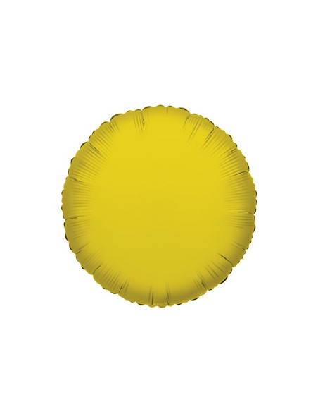 Palloncino Mylar Tondo Oro 18" - 46cm - 1pz | G3S Party