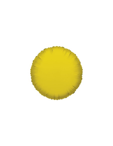 Palloncino Mylar Tondo Oro 9" - 23cm - 5pz | G3S Party