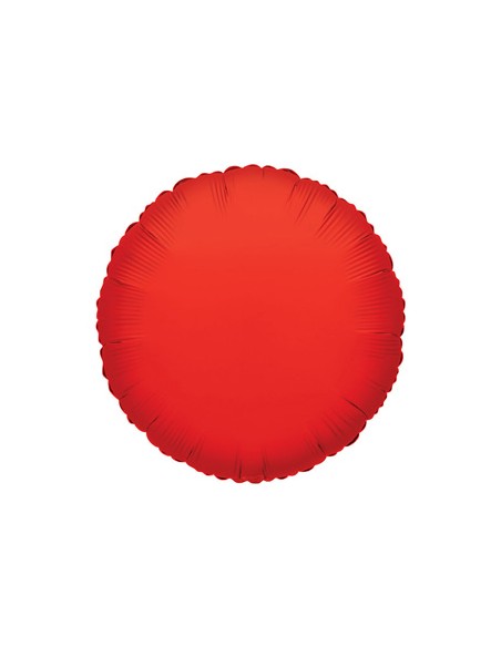 Palloncino Mylar Tondo Rosso 18" - 46cm - 1pz | G3S Party
