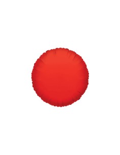Palloncino Mylar Tondo Rosso 4" - 10cm - 5pz | G3S Party