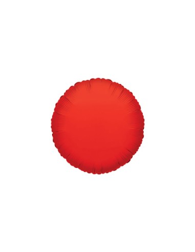 Palloncino Mylar Tondo Rosso 4" - 10cm - 5pz | G3S Party