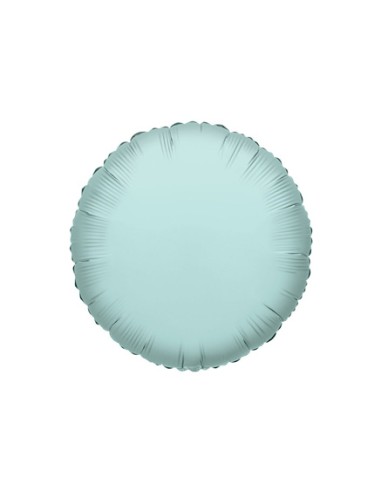 Palloncino Mylar Tondo Verde Menta 18" - 46cm - 1pz | G3S Party