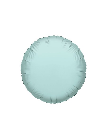 Palloncino Mylar Tondo Verde Menta 18" - 46cm - 1pz | G3S Party