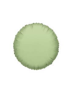 Palloncino Mylar Tondo Verde Oliva 18" - 46cm - 1pz | G3S Party