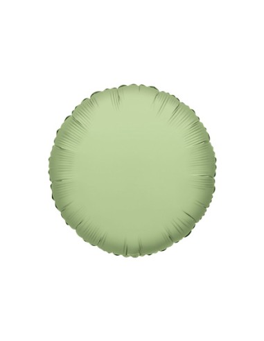 Palloncino Mylar Tondo Verde Oliva 18" - 46cm - 1pz | G3S Party