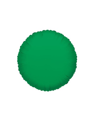 Palloncino Mylar Tondo Verde Smeraldo 18" - 46cm - 1pz | G3S Party