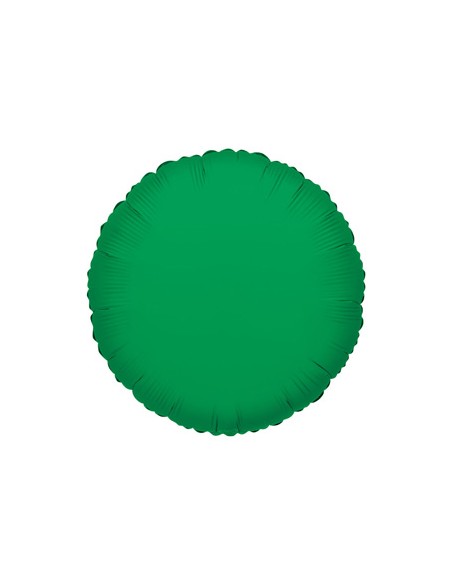 Palloncino Mylar Tondo Verde Smeraldo 9" - 23cm - 5pz | G3S Party