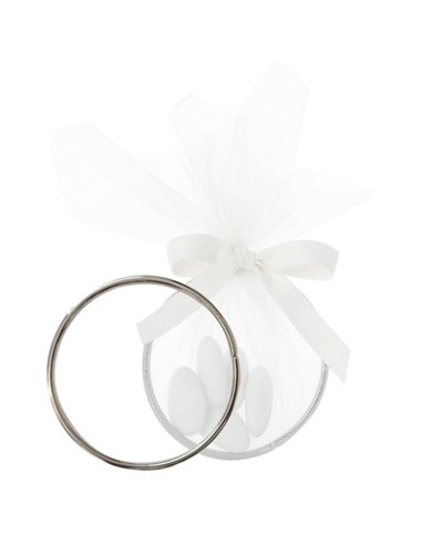 Anello argento in metallo Ø7cm | G3S
