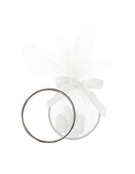 Anello argento in metallo Ø7cm | G3S