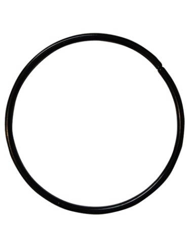 Anello nero in metallo Ø7cm | G3S