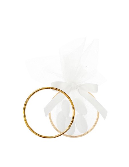 Anello oro in metallo Ø7cm | G3S