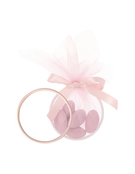 Anello rosa in metallo Ø7cm | G3S