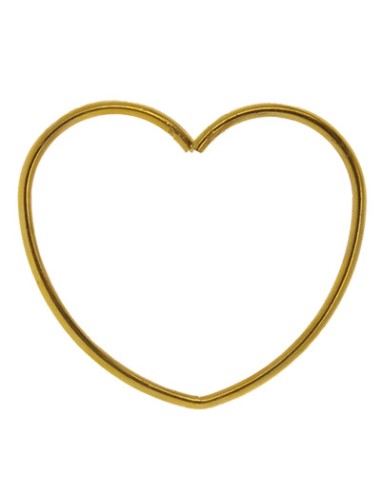 Cuore oro in metallo 7x7cm | G3S