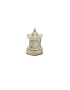 Giostrina carosello led rosa porcellana 5x7cm | G3S