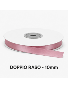 Nastro Doppio Raso 10 mm x 50 m - Cipolla - bobina