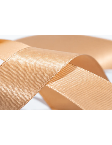 Nastro Doppio Raso 10 mm x 50 m - Cipria - dettaglio colore Cipria