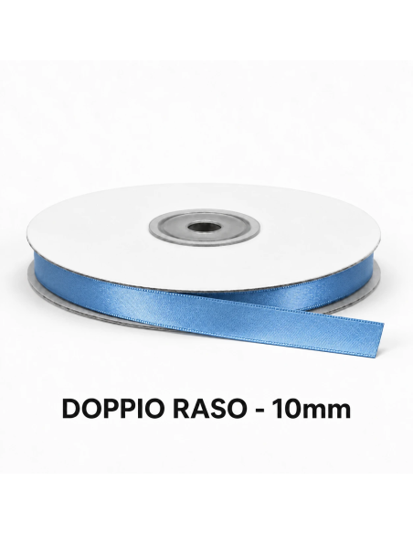 Nastro Doppio Raso 10 mm x 50 m - Columbia - bobina