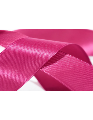 Nastro Doppio Raso 10 mm x 50 m - Fucsia - dettaglio colore Fucsia
