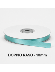 Nastro Doppio Raso 10 mm x 50 m - Tiffany - bobina