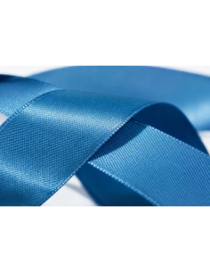 Nastro Doppio Raso 16 mm x 50 m - Avion Blue - bobina 2