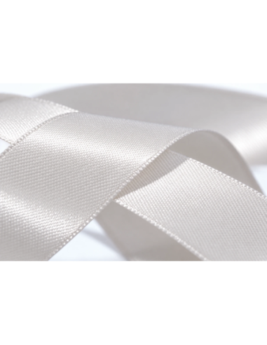 Nastro Doppio Raso 16 mm x 50 m - Bianco - dettaglio colore Bianco