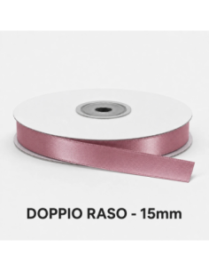 Nastro Doppio Raso 16 mm x 50 m - Cipolla - bobina