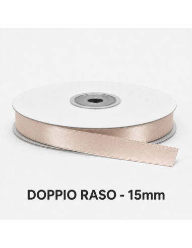 Nastro Doppio Raso 16 mm x 50 m - Skin - bobina
