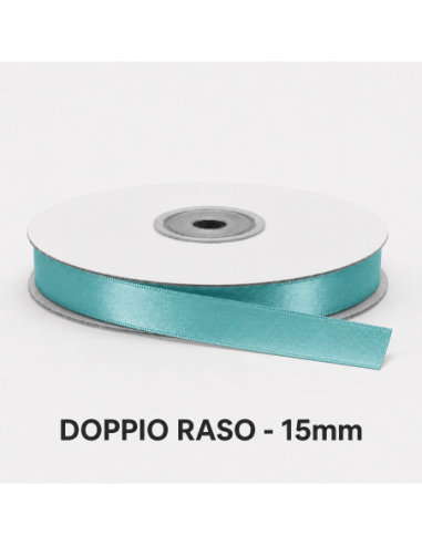 Nastro Doppio Raso 16 mm x 50 m - Tiffany - bobina
