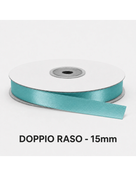 Nastro Doppio Raso 16 mm x 50 m - Tiffany - bobina