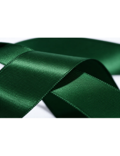 Nastro Doppio Raso 16 mm x 50 m - Verde Bottiglia - bobina 2
