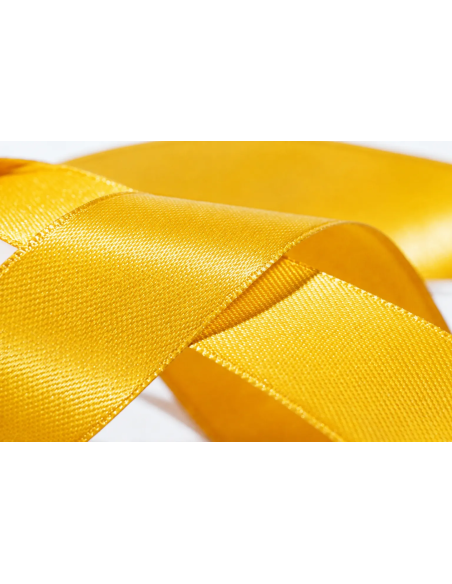 Nastro Doppio Raso 25 mm x 50 m - Girasole - dettaglio colore Girasole