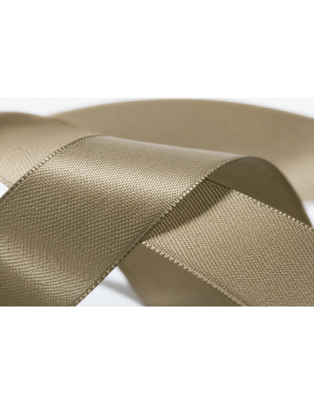 Nastro Doppio Raso 38 mm x 50 m - Fango - dettaglio colore Fango
