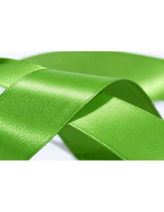 Nastro Doppio Raso 38 mm x 50 m - Verde Mela - bobina 2