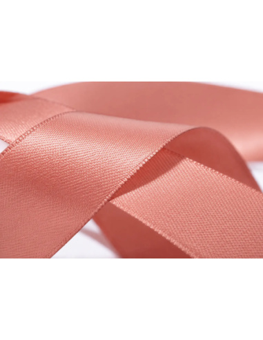 Nastro Doppio Raso 38 mm x 50 m - Rosa Antico - dettaglio colore Rosa Antico