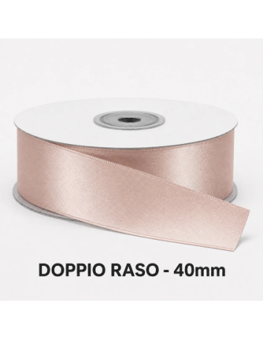 Nastro Doppio Raso 38 mm x 50 m - Skin - bobina