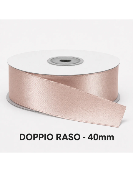 Nastro Doppio Raso 38 mm x 50 m - Skin - bobina