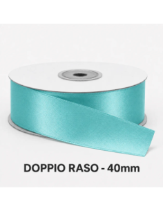 Nastro Doppio Raso 38 mm x 50 m - Tiffany - bobina